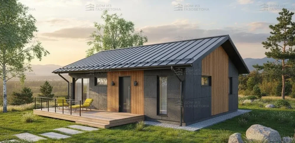 Проект Одноэтажный дом 13 на 20, 163 м2