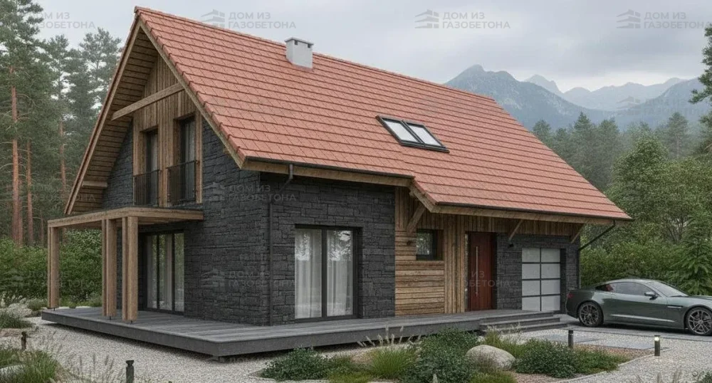 Проект Двухэтажный дом 14 на 11, 183 м2