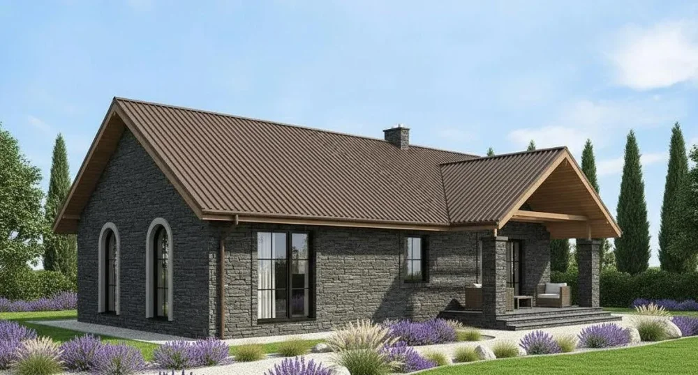 Проект Одноэтажный дом 15 на 13, 138 м2